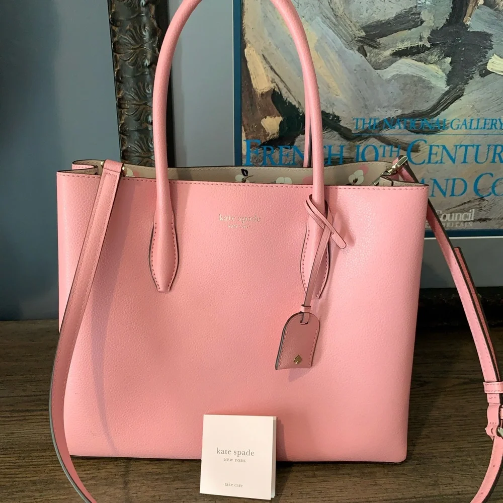 kate spade Pink Leather Satchel Tote